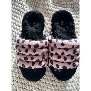 Women's Maxi Cheetah Print Slide Size 7.5